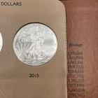 2015 $1 American Silver Eagle 1 Troy Oz Bullion US MINT IN PLASTIC CAPSULE