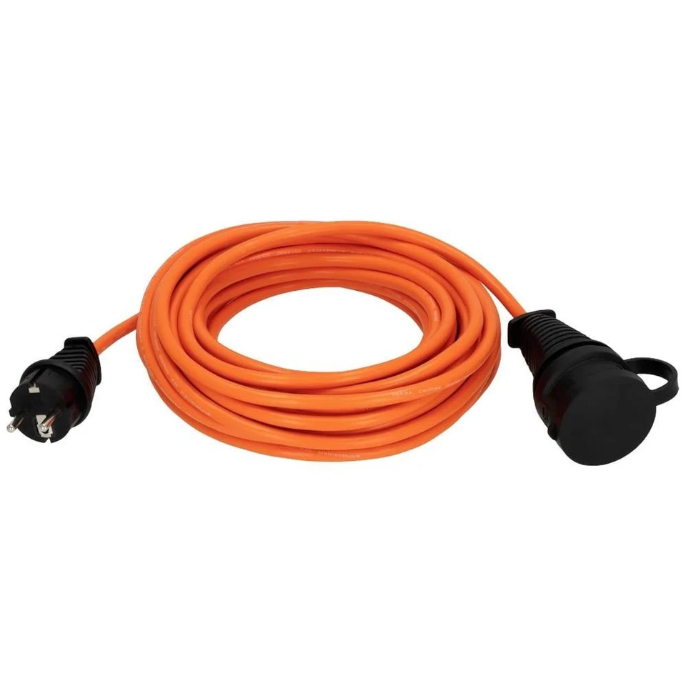 Brennenstuhl 1169930 Strom Verlängerungskabel Orange 10 m AT-N05V3V3-F 3G 1,5