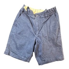 Gap Kids Boys Navy Blue Chino Shorts Adjustable Waist Size 12 School Uniform J9