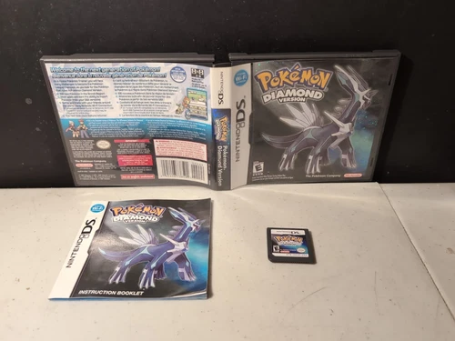 Pokemon Diamond Version (2007) NINTENDO DS Complete In Box CIB Authentic!