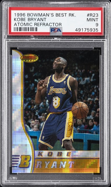 Kobe Bryant 1996 Bowman Bowman's Best Rookies Atomic Refractor