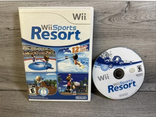 Wii Sports Resort (Nintendo Wii, 2009) [Authentic, Tested] Disc & Case