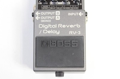 BOSS RV-3 Digital Reverb Delay Guitar Effects Pedal Working Used