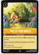 Part of Your World 30/204 Rare The First Chapter Lorcana NM/M