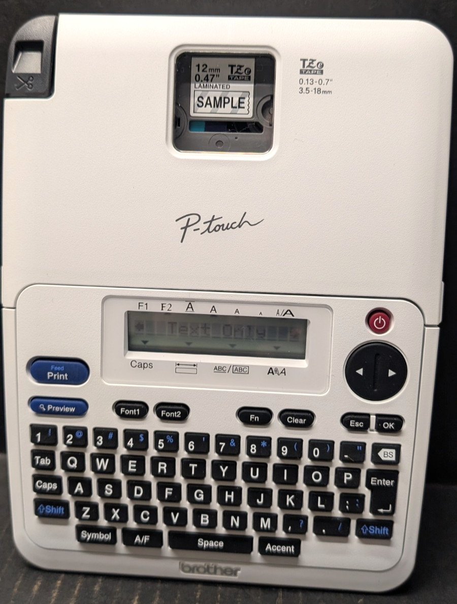 Brother P-Touch PT-2040 Home Office Label Maker White VGC Works