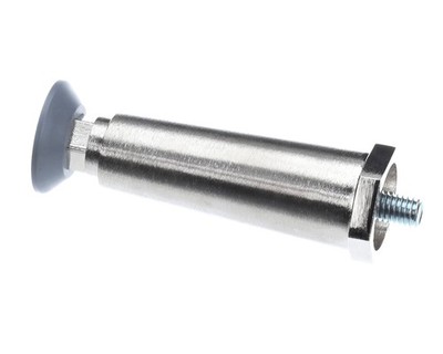 FOLLETT 204116 Appliance Leg,Set 4, Die Cast/Satin Nickel