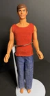 Vintage Barbie-1972 Busy Hands Ken wearing his original Orange top & jeans