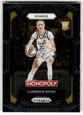 2024 Panini Prizm Monopoly WNBA Cameron Brink Rookie #39