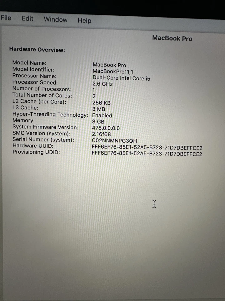 Apple MacBook Pro 13,3 Zoll (128 GB SSD, Intel Core i5 7. Gen, 2,60 GHz, 8GB)... - Bild 3 von 4