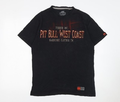 Pit Bull West Coast Herren T-Shirt schwarz Large Gothic Grafik