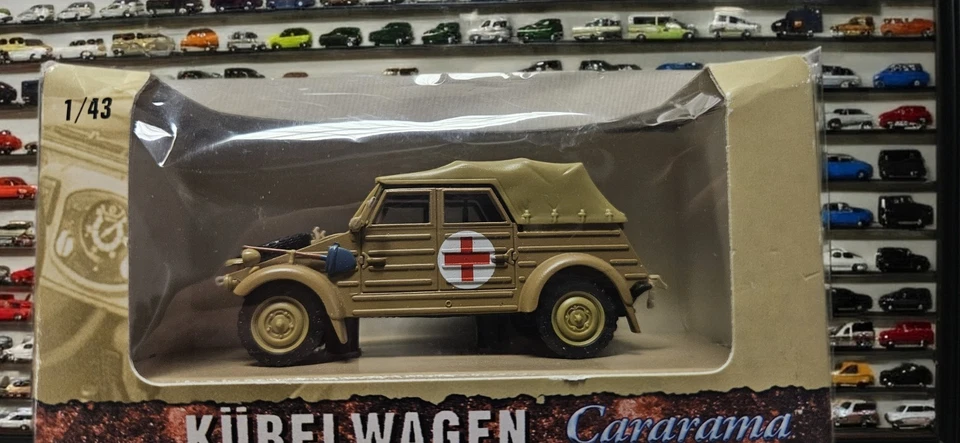 Volkswagen Kubelwagen Tipo 82 Escala 1/43 Modelo Cararama Artículo #95002 Foto 2 de 3