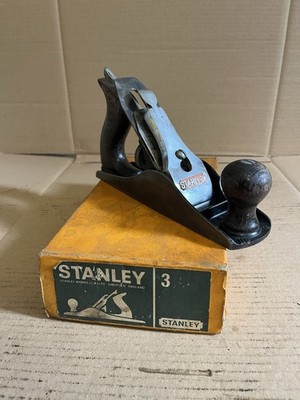 Vintage Stanley Bailey No 3 Glätthobel OVP Made in England