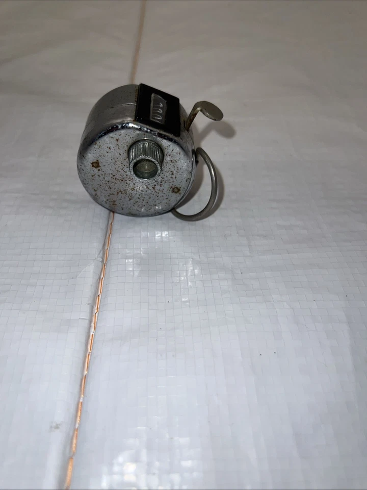 复古 Bates 计数器 4 位镀铬带桌面安装 — 第 3/3 张图片