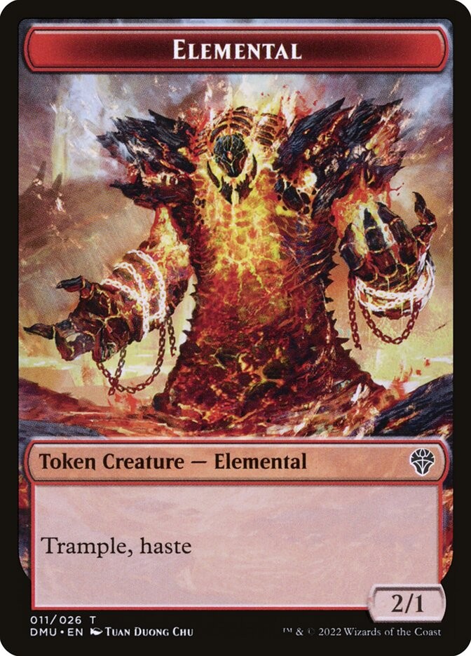 Elemental Token (011) Dominaria United DMU MTG Magic