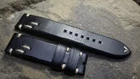 23mm for u-boat, handmade watch strap  oil waxed leather , Dalipicrafts