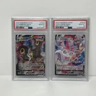 Pokemon TCG Umbreon VMAX TG23/TG30 Sylveon TG15 Brilliant Stars Gem Mint PSA 10