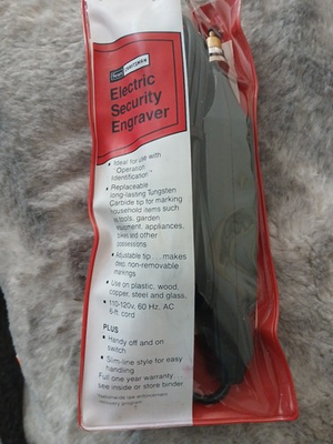 #ad Vintage Sears Craftsman Electric Security Engraver 94297 $20.00