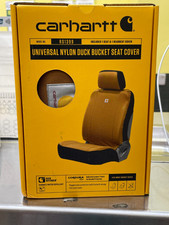 Carhartt Universal Nylon Duck Bucket Seat Cover Waterproof Brown Truck Suv Carhartt Universal Nylon Duck Bucket Seat Cover Waterproof Brown Truck Suv