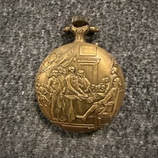 Vintage Sears Bi Centennial Pocket Watch Great Britain Industries. Preowned 