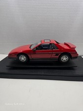Scale 1985 Pontiac Fiero Gt Diecast Model Car - Red Scale 1985 Pontiac Fiero Gt Diecast Model Car - Red