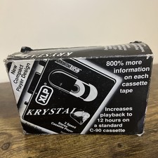 Vintage Audiozine Krystal XLP-5000 2 Speed Stereo Cassette Player Brand New