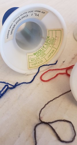 YLI Woolly Nylon Serger Thread Lot of 7 Partial Spools Bulky Lock by Coats USA - Picture 3 of 6