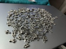 235 Plastic Silver Alphabet Letter Charms for DIY Jewelry Making Crafts.