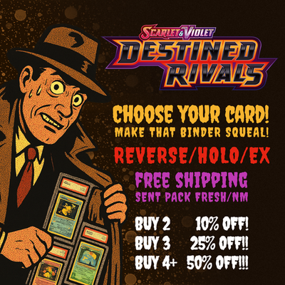 #ad #ad Pokémon Destined Rivals: Choose Your Card REVERSE HOLO EX NM $3.99