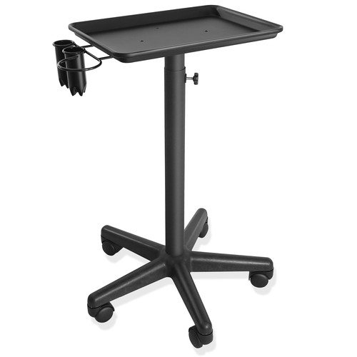 OPEN BOX - Salon Aluminum Trolley Instrument Tray Utility Cart