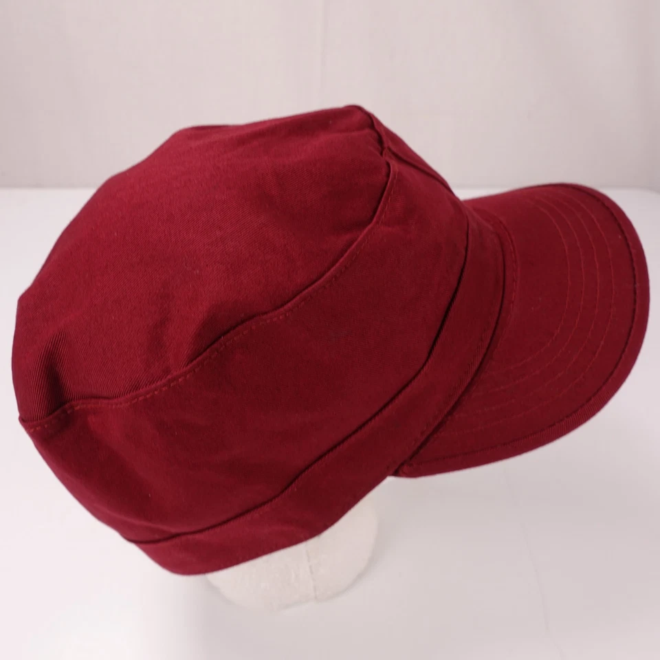 Ethos Hat Men's Large Red Cotton Cadet Military Style Cap - image 4 of 4