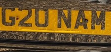 private cherished number plate G20 NAM absolute bargain only £200