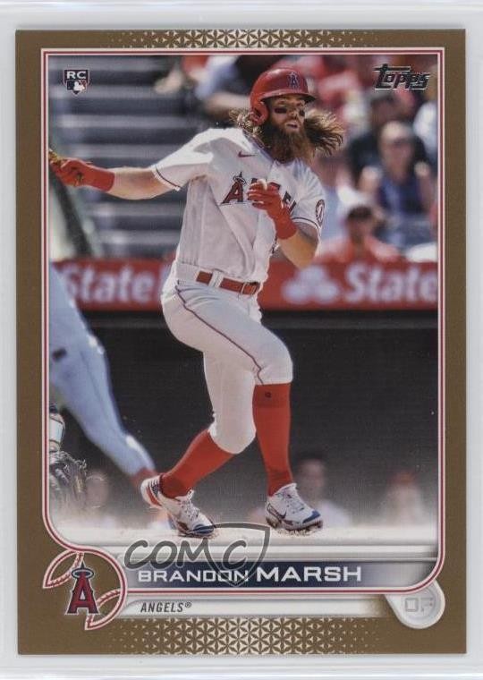 2022 Topps Series 1 Gold 974/2022 Brandon Marsh #243 9v7