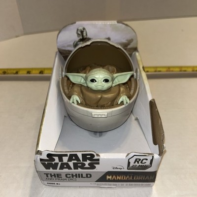 Star Wars Remote RC Car Baby Yoda Mandalorian The Child and Pram Grogu Toy Read!
