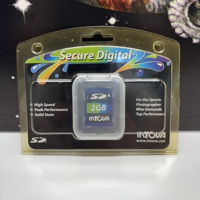 2GB SD Secure Digital memory card by Intova - New In Package