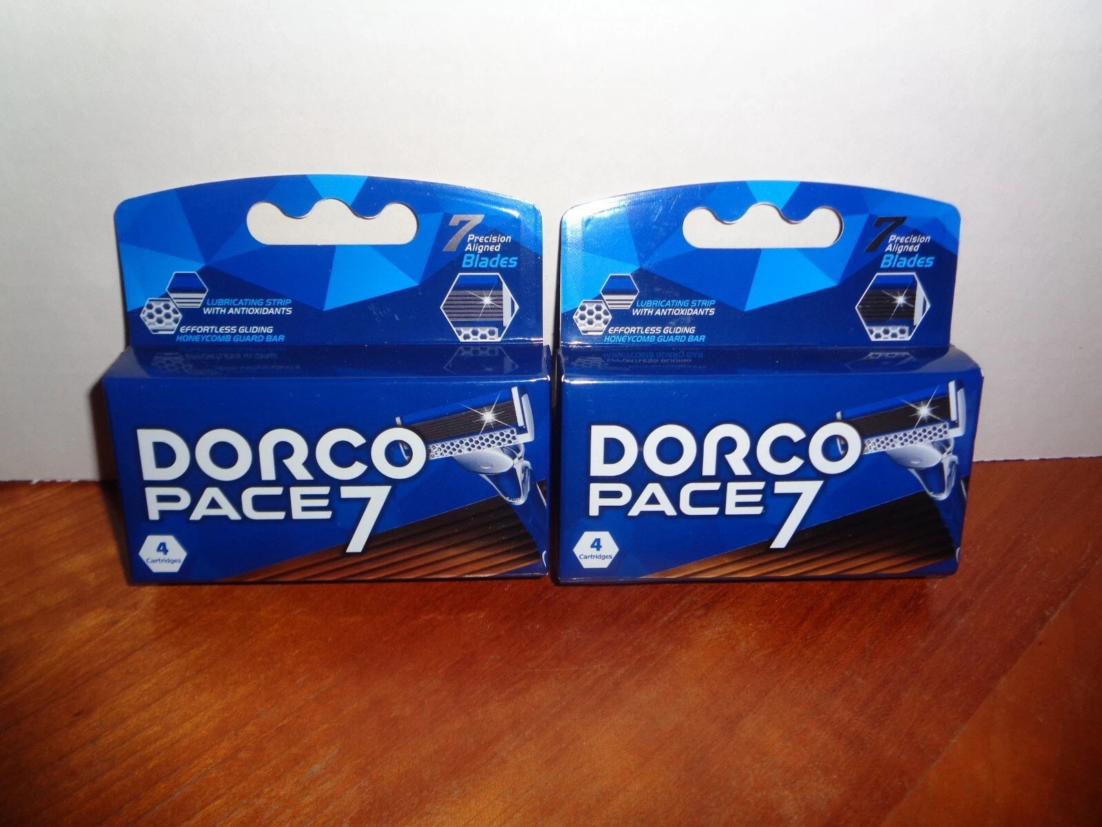 Lot 2-4 Pack Dorco Pace 7 Razor Cartridges For Men w/7 Preci