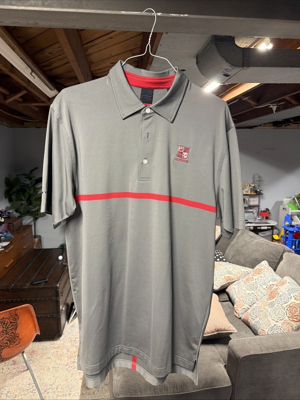 Dunning Polo Shirt Men’s The Broadmoor Golf Club Embroidered Size Large Gray