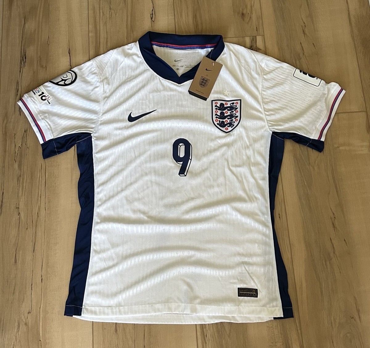 England 2026 Home Kit Player Version #9 Kane Large | eBay