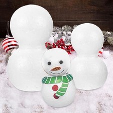 Foam Snowman Christmas Crafts Xmas Snowman Models Home Decor Decorations Crafts