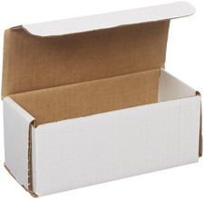 Mailer Boxes Small 6"L X 3"W X 3"H 50-Pack - Corrugated Cardboard Box for Shippi