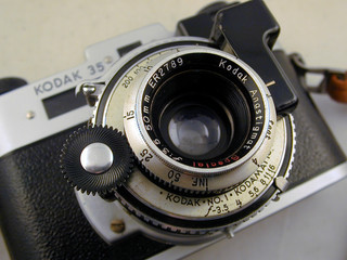 Kodak 35 Rangerfinder WWII Military Camera Marked US Navy with Case