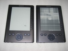 Lot of 2 - Sony Digital Book Reader PRS-300 - Cracked Screen