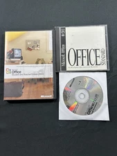 Vintage Lot of 3 Microsoft Office Software CD-Roms Excellent Condition