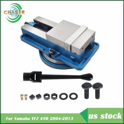 6 In × 7.5 In Machine Bench Vise Lockdown CNC Milling With 360° Swiveling Base