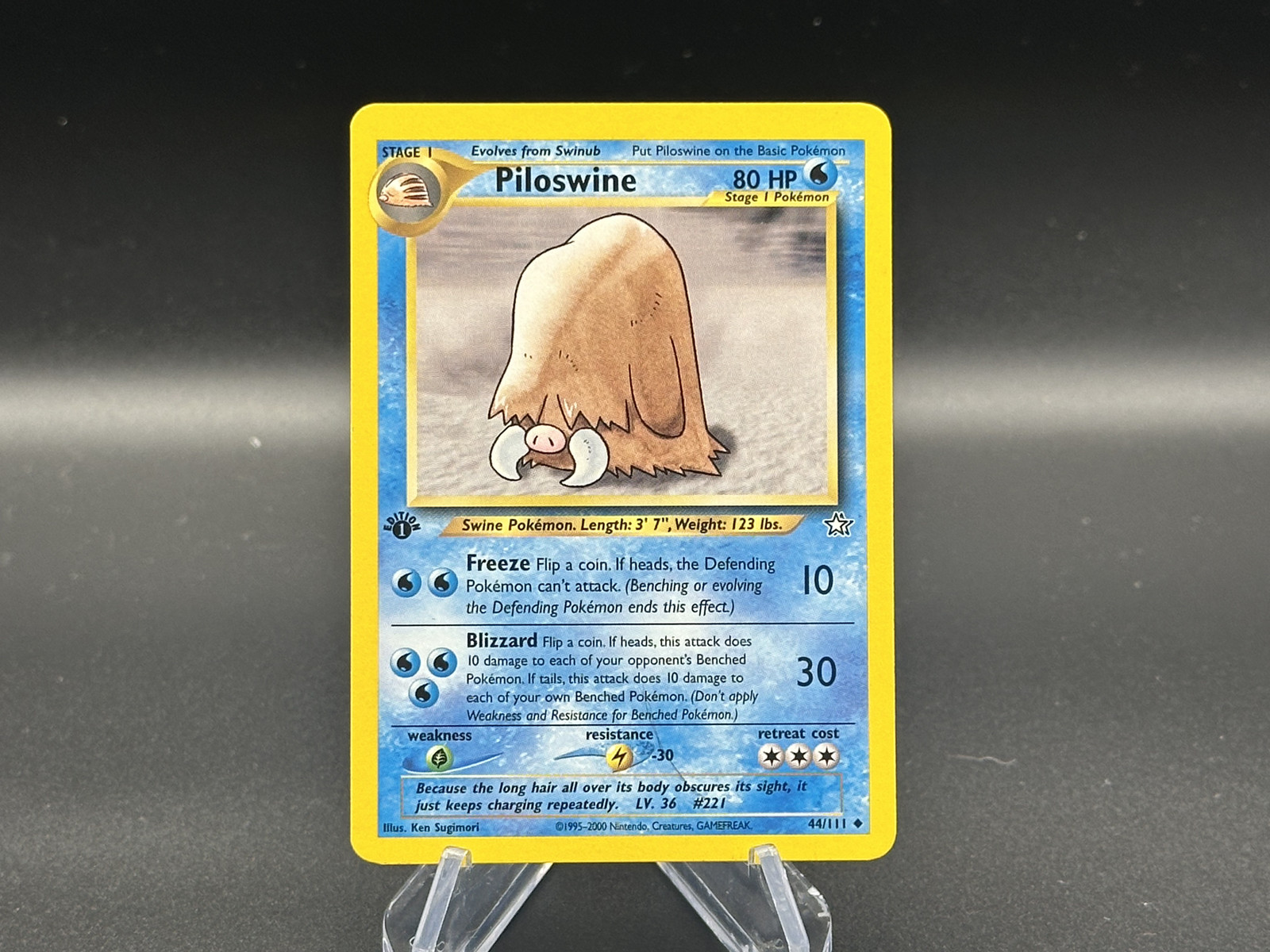 Piloswine - 1st Edition - 44/111 Neo Genesis - Pokémon TCG - 2000