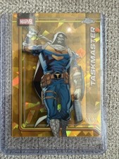 2026 Topps Chrome Marvel Taskmaster #173 Gold Cracked Ice Refractor 03/50