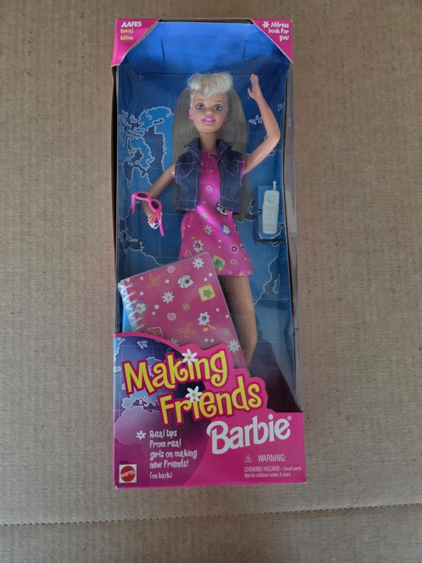 Mattel Making Friends Barbie Doll, AAFES Special Edition New In Box