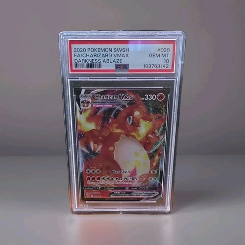 Pokémon Charizard VMAX 020/189 Darkness Ablaze Ultra Rare Holo PSA 10 2020