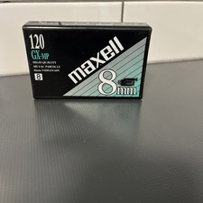 Maxell 8mm Camcorder Tape 120 GX-MP New Sealed