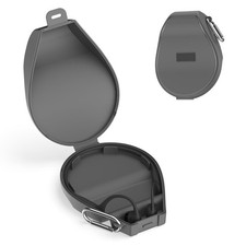 Hard Case for SHOKZ OpenSwim Pro/OpenRun Pro 2/OpenRun Air 2, Bone Gray