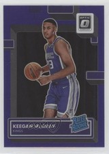 2022-23 Panini Donruss Optic Rated Rookie Purple Prizm Keegan Murray #214 17w0
